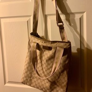 Authentic Gucci Canvas tote bag